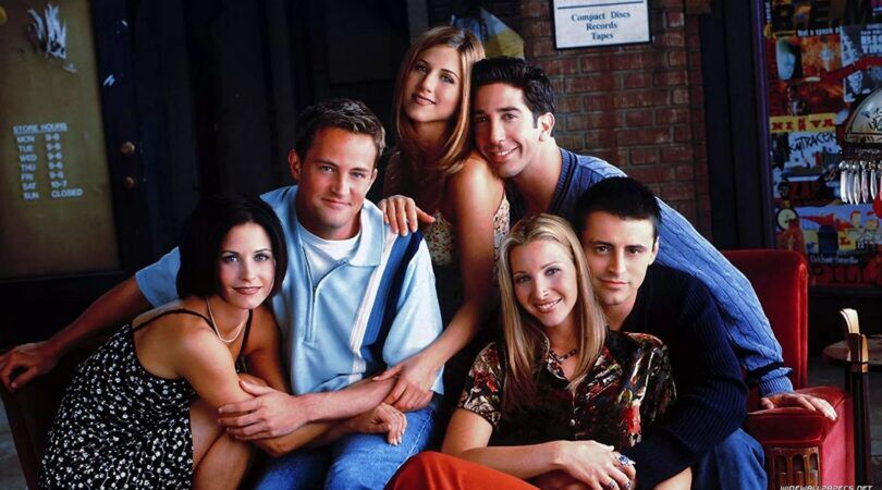 De cast van Friends.