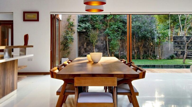 Een keuken in de Japandi-stijl.