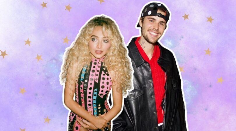 Sabrina Carpenter en Justin Bieber.