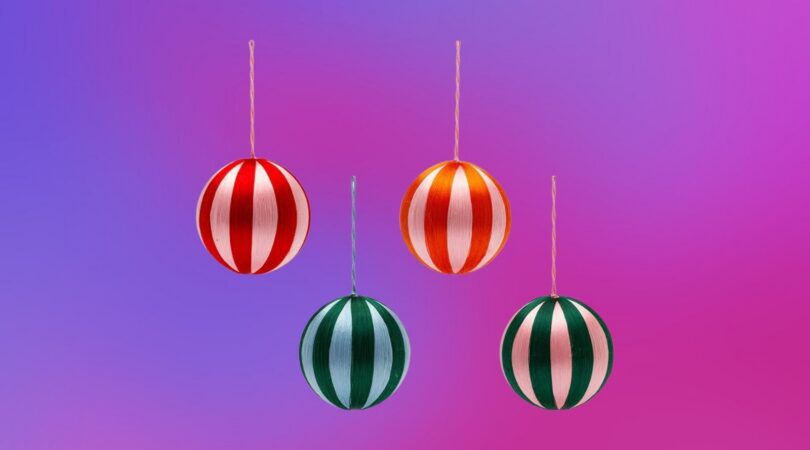 De kerstballen van de Anna + Nina