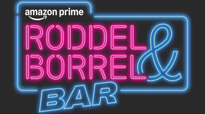 Logo roddel en borrel bar van Prime Video.