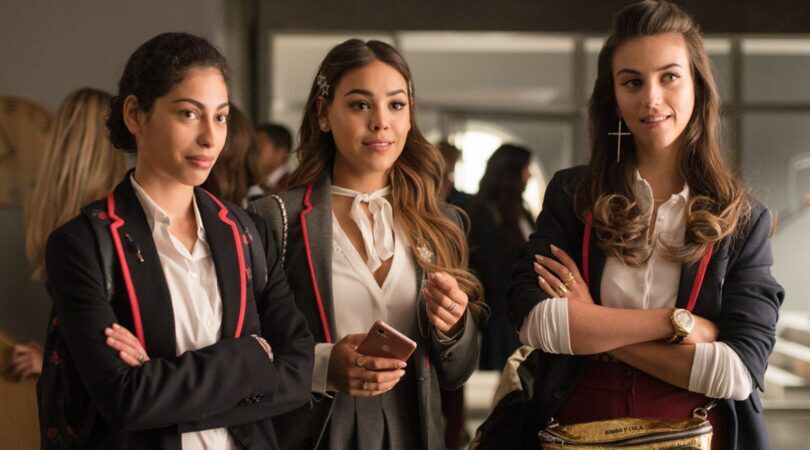 Meiden uit de Netflix-serie Elite.