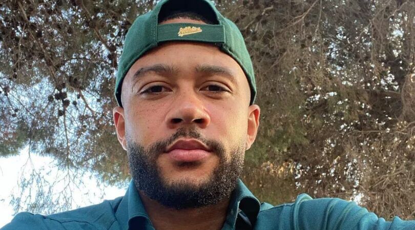 Selfie van Memphis Depay.