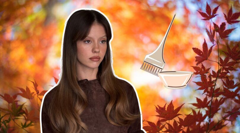 Een vrouw met Colour Melting in haar haren.