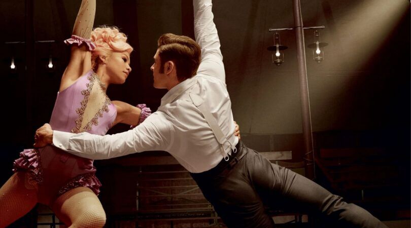Zendaya en Zac Efron in The Greatest Showman.