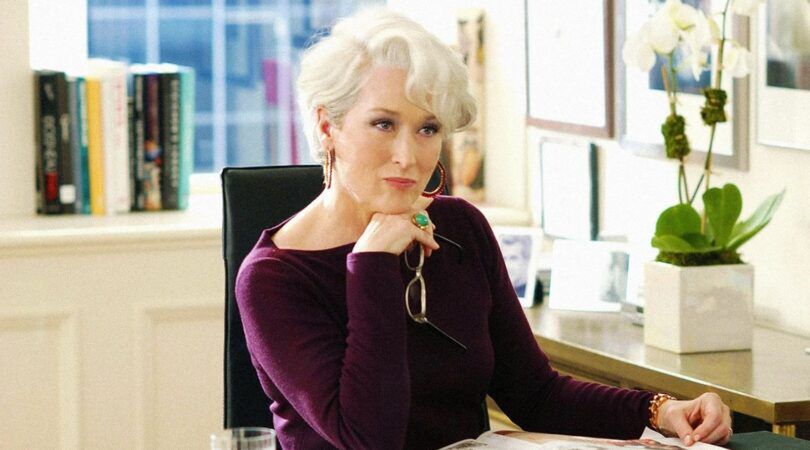 Meryl Streep in The Devil Wears Prada.