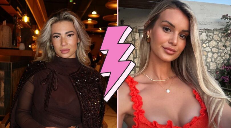 Collage van kandidaten Gigi en Pauline uit Beauty and the Geek.