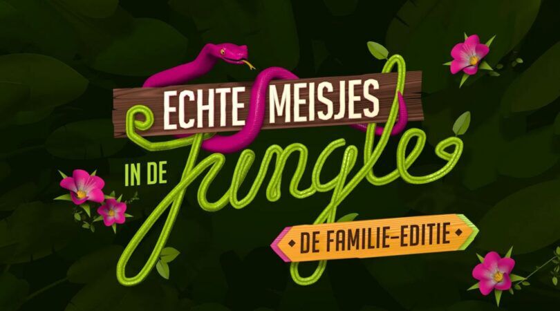 Het logo van Echte Meisjes in de Jungle: de familie-editie