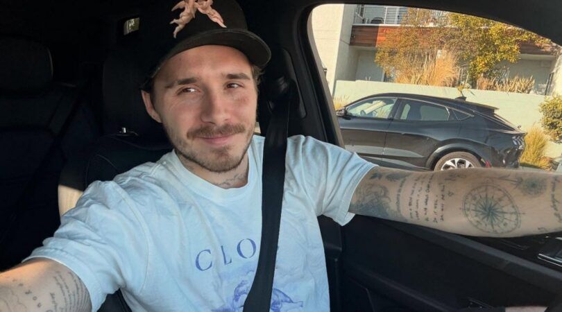 Selfie van Brooklyn Beckham.