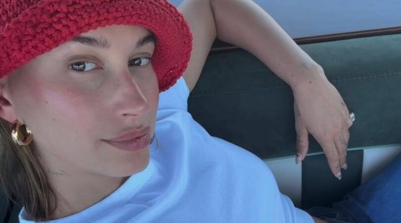 Selfie van Hailey Bieber