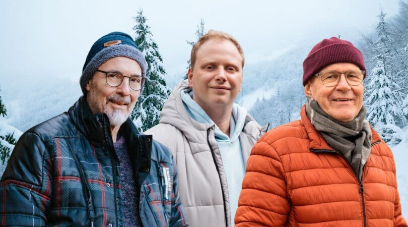 Robin, Andre en Hans uit Winter Vol Liefde.