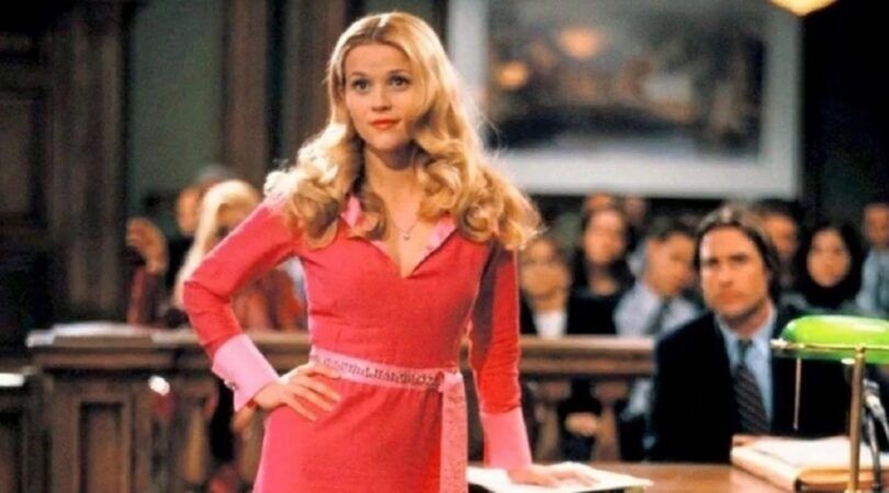 Reese Witherspoon in Legally Blonde.