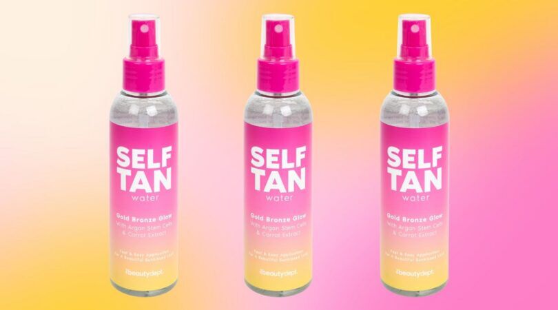 Self-tan water Action.
