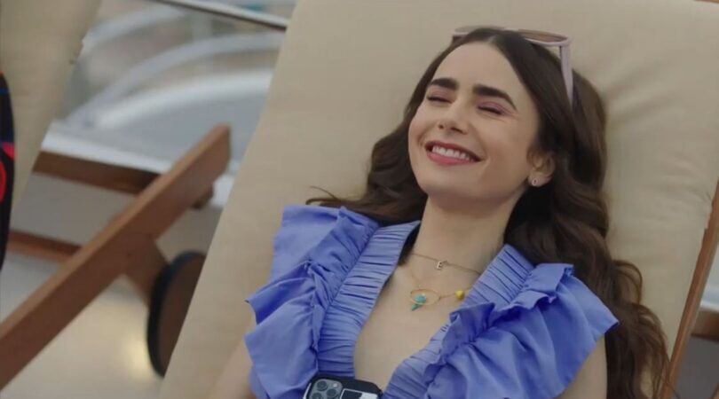 Lily Collins in Emily in Paris