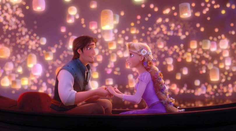 Sc&egrave;ne uit Rapunzel.