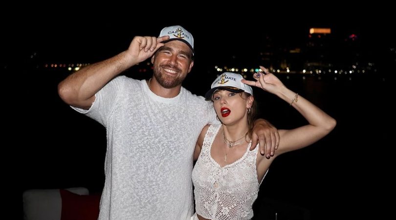 Taylor Swift en Travis Kelce.