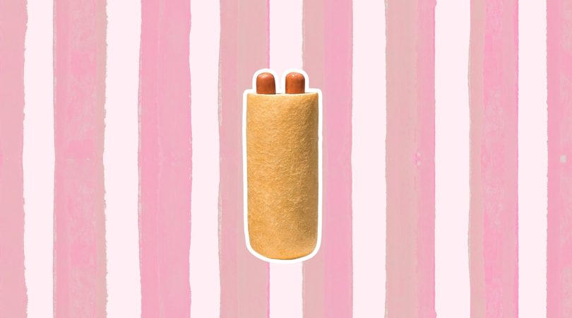 Dubbel worstenbroodje HEMA.