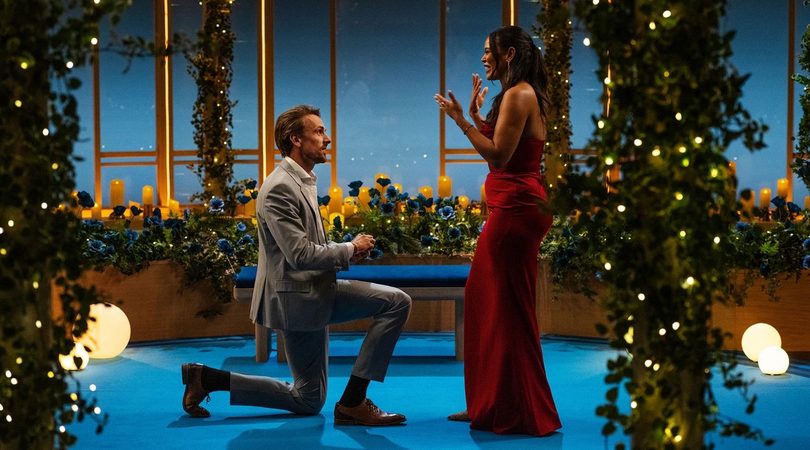 Een huwelijksaanzoek in het programma: Love is Blind Nederland.