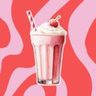 Illustratie van een milkshake.