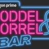 Logo roddel en borrel bar van Prime Video.