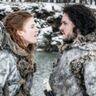 Ygritte en Jon Snow in Game of Thrones.