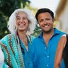 Caroline, Nisha Tara, Timothy en Eline in B&B Vol Liefde.