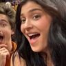 Timoth&eacute;e Chalamet en Kylie Jenner samen op een selfie.