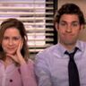 Jim en Pam in The Office.