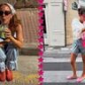 Collage van meiden met jelly flats aan.