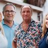 Caroline, Paul, Fred en Mireille in B&B Vol Liefde.